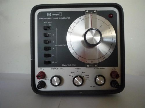 Vintage knight kg-688 audio generator works good for sale