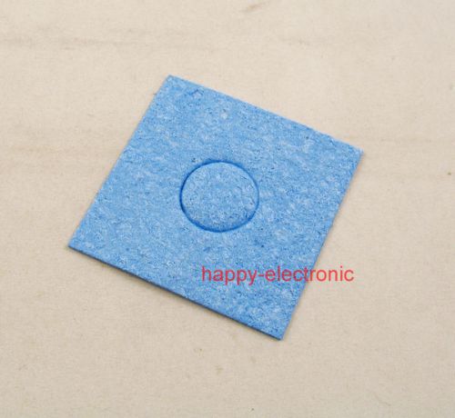 10PCS Soldering Iron solder Tip Welding CLEANING SPONGE Blue  54x58mm