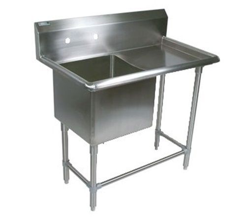 John Boos 41PB184-1D24R One (1) Compartment Sink (1) 18&#034;W x 18&#034; x 14&#034; bowls...