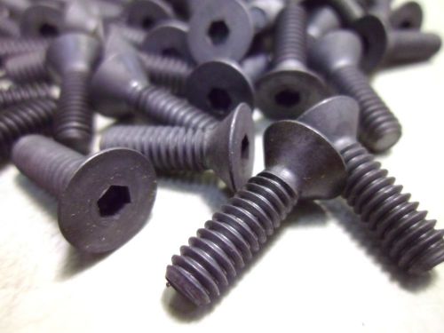 Flat Head Socket Cap Screw 1/4-20 x 7/8&#034; (Qty 21) Black Oxide #60171