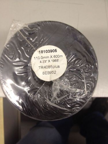 18103905 1 Roll TR4085plus ribbon for several Printers Thermal Transfer Ribbon.