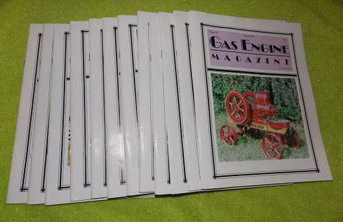 1991 GAS ENGINE MAGAZINES 12 ISSUES JAN.-DEC