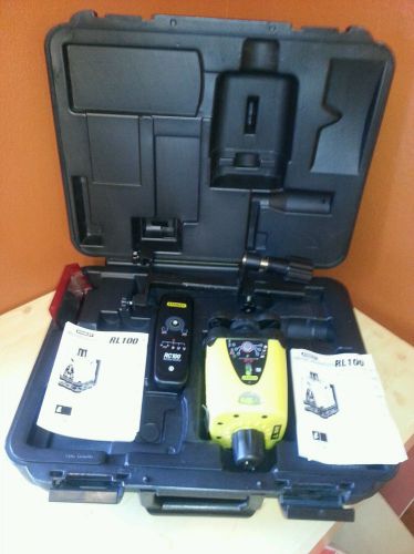 Stanley Manual Rotary Laser Levelling System W/ Case - RL100