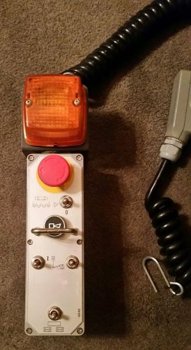 crane jlg remote convayer control switch job box light w emergency stop 12 pin c