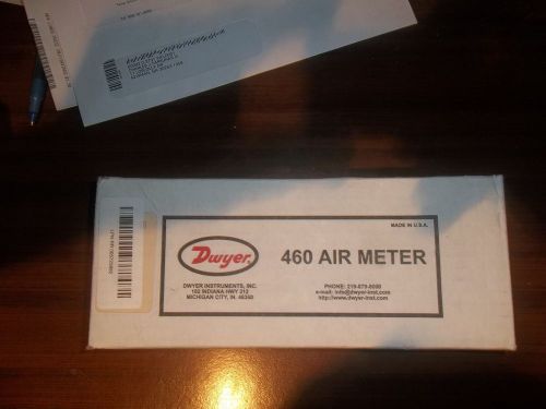 DWYER 460 Air Velocity Meter, NEW IN BOX