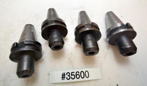 Lot of Four BT40 Tool Holders Sandvik, Nikken, Carboloy 1/2 Inch (Inv.35600)