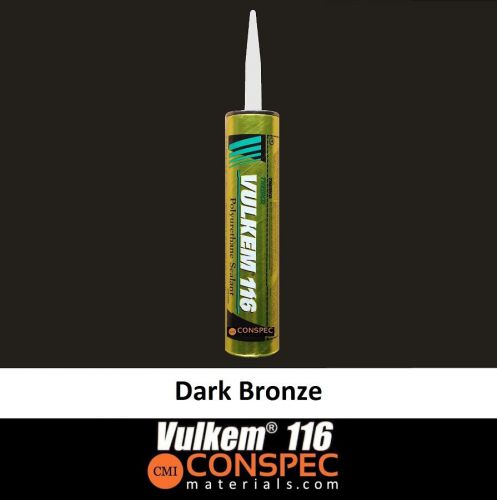 Tremco Vulkem 116 DARK BRONZE Polyurethane Sealant - 10.1 oz Cartridge