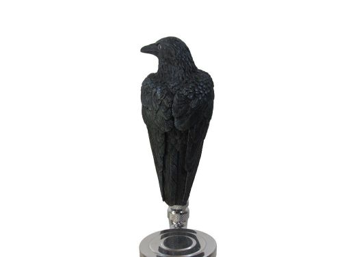 Black Raven Crow Corvus Bird Tap Handle Beer Sport Bar Brew Keg Party Ale Hunter