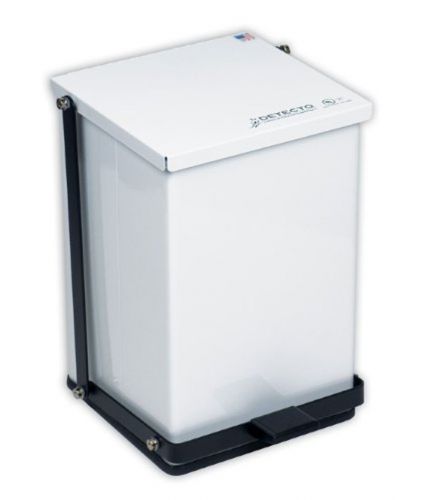 Detecto Receptacle Baked Epoxy White 16 Quart (4 Gallon) 13H X 11 3/4 W X 13 D