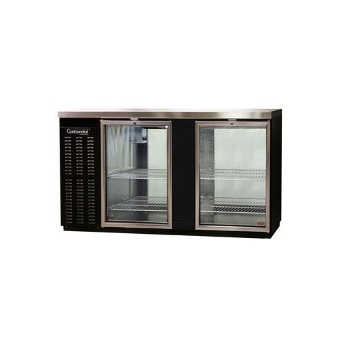 Continental Refrigerator BBC69-GD-PT Back Bar Cabinet, Refrigerated