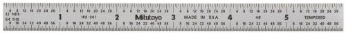 Mitutoyo 182-201, Steel Rule, 6&#034; (4R)