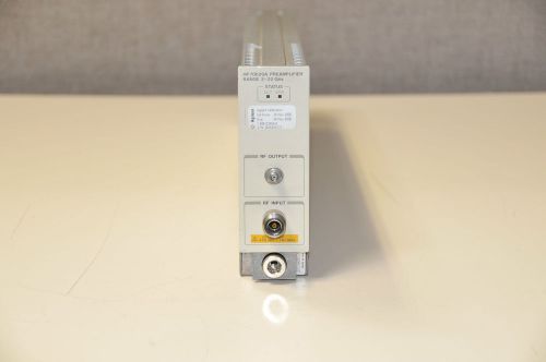 Hp agilent keysight 70620a microwave pre-amplifier 2-22 ghz &#034;tested good.&#034; for sale