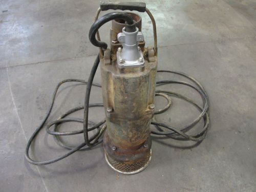 Tsurumi Submersible Water Pump 3-inch Discharge 100 GPM Runs on 110  Volt