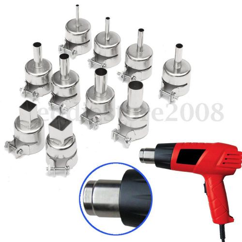 10pcs Heat Gun Nozzles Heat Air Guns Nozzle for 850 Hot Air Soldering station