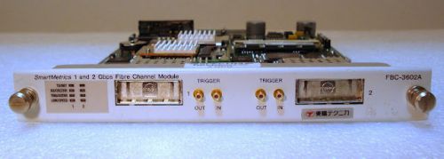 Spirent/smartbits fbc-3602a 1g/2g 2-pt fibre channel smartmetrics module. for sale