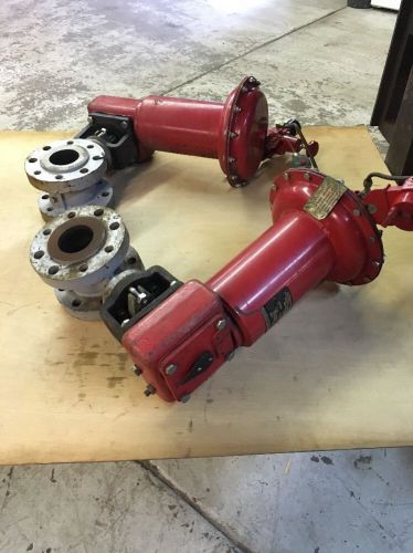 *New Surplus* 3&#034; 600 Flanged Leslie Control Valve W/ Actuator