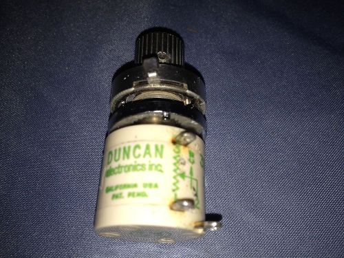 Vintage Used Duncan Electronics #3253 10K Pot w/ Duodial Knob, 0-14/0-100 - VGC