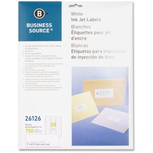 Business Source Mailing Inkjet Label