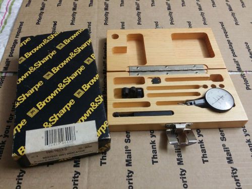 BS BROWN &amp; SHARPE BESTEST DIAL TEST 0001 INDICATOR GAUGE GAGE 599-7023-3