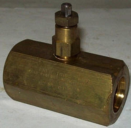 Deltrol Pneu-trol 1/2&#034; Brass Needle Valve NM30B