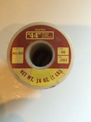 Resin Core Solder Kester 44, 1 lb. roll