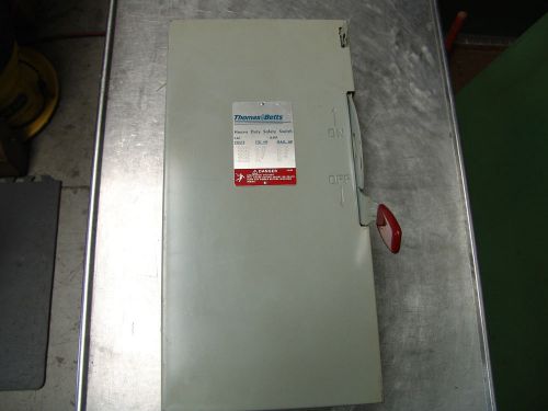 THOMAS &amp; BETTS - 60 AMP - HEAVY DUTY SAFETY SWITCH &lt;&gt; Mdl.# HD362-TB w/3 fuses