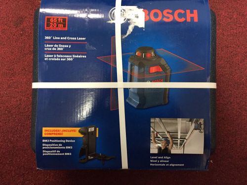 Bosch gll 2-20 360-degree line and cross laser - new for sale