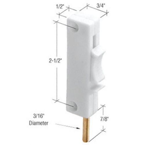 White Sliding Window Lock S4544 Mounts on Most Dual Glazed Windows