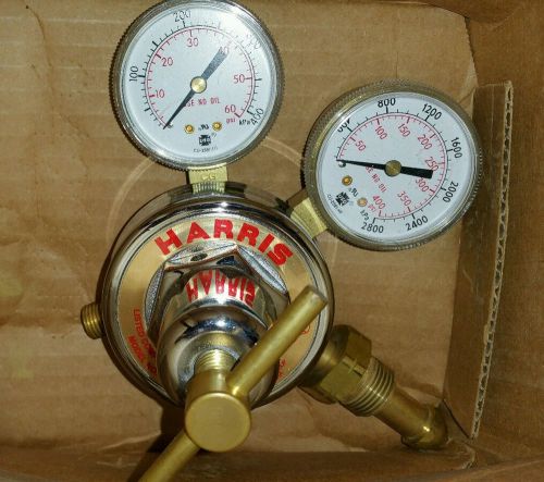 HARRIS 25-50C-510 BRASS ALTERNATE GAS FUEL REGULATOR CGA-510 only used 3 times