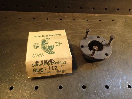 Wood&#039;s sure grip sds qd type sds bushing hub 1-1/2&#034; keyed bore for sale