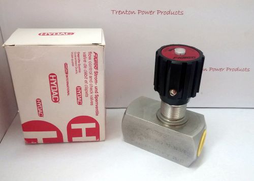 Hydac Flutec DVR-12-30.1/0 Flow Control Needle Metering Valve #705658 OTH045