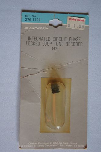 RadioShack Archer Integrated Circuit Phase-Locked Loop Tone Decoder 276-1721