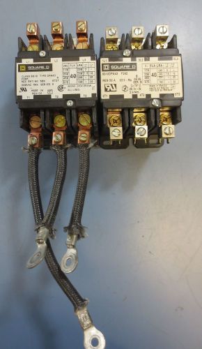 Lot of 2 Square D 3 Pole Definite Purpose Contactor 8910DPA43 50 A 600 VAC Max