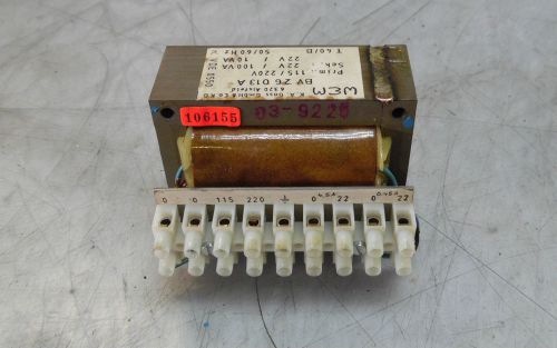 Gass Step Down Transformer, BV 26013 A, Used, WARRANTY