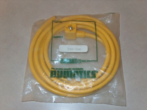 NUMATICS 230-260 SOLENOID CABLE 6&#039; LONG