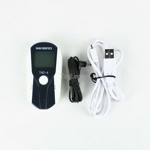 USB LCD Display Temperature Gauge Data Logger Humidity Meter Recorder Datalogger