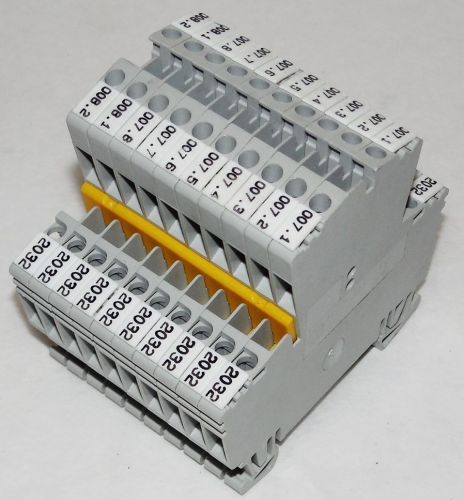 10 ALLEN BRADLEY AB 1492-JD3 TERMINAL BLOCKS