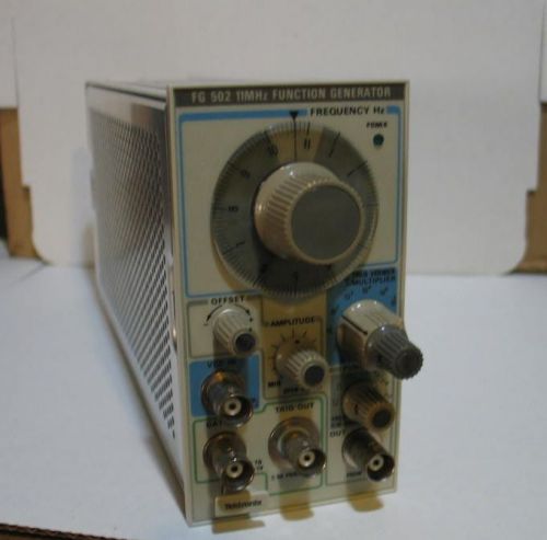 TEKTRONIX FG 502 Function Generator Plug-in, Works Great.