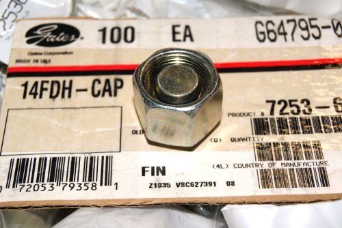 (QTY 200) GATES - Part # 14FDH CAP, G64795-0014 Heavy Series Cap Adapter M22X1.5