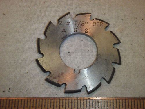 MIDWEST 1/8&#034; DIA 2&#034; x 1/8C x 7/8&#034; Milling Convex Cutter tool 1/16 Radius