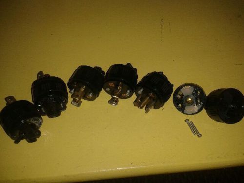 LOT OF 6 ARROW HART MIDGET HART-LOCK TURN &amp; PULLS  CONNECTORS