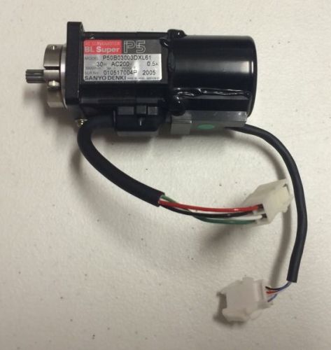 SANYO DENKI AC servo motor P50B03003DXL61 30W AC200V 0.5A 1B5-1