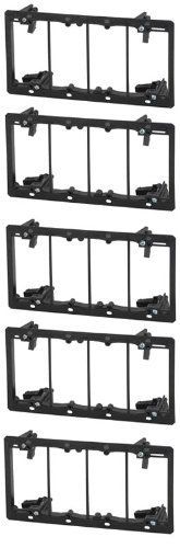 Arlington LV4-5 Low Voltage Mounting Bracket 5-Pack, 4-Gang