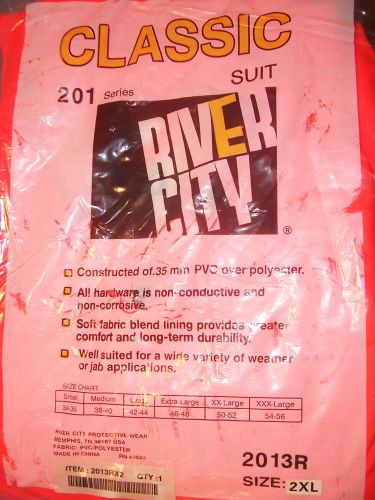 River City Construction Motorcycle Road Work Hunting Biking Rain Suit 2013R 2XL