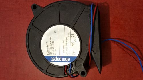 EBM-PAPST Centrifugal Compact Blower Fan RL48-19/12 12V DC 5W 4400RPM 16.5 CFM