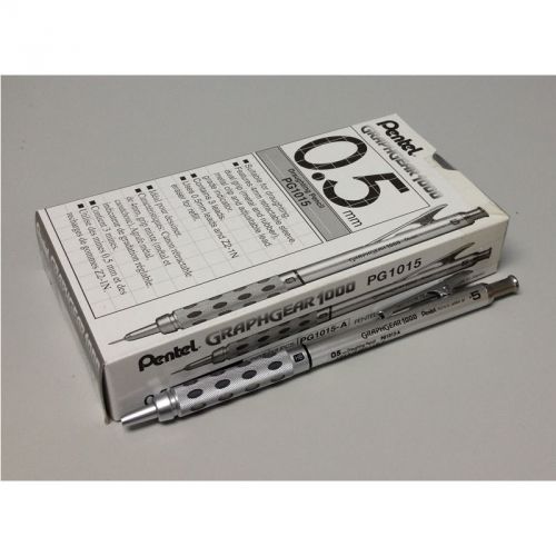Pentel Graph Gear 1000 PG1015 0.5mm Mechanical Pencil Bulk Pack (12pcs)