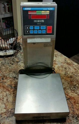 Doran digital bench top scale 4200 stainless steel