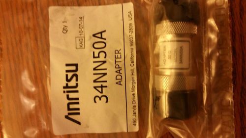 Anritsu Wiltron 34NN50A Adapter 50 ohm Site Master