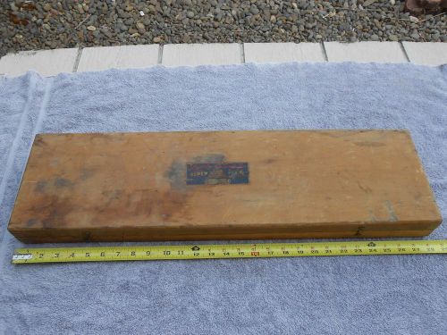 GTD Greenfield &#034;Little Giant Jr.&#034; Tap &amp; Die No. 305 Screw Plate Wooden Box