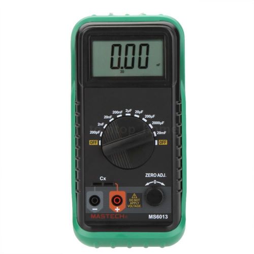 MASTECH MS6013 Digital Capacitance Meter Capacitor Tester Measuring 200pF~20mF